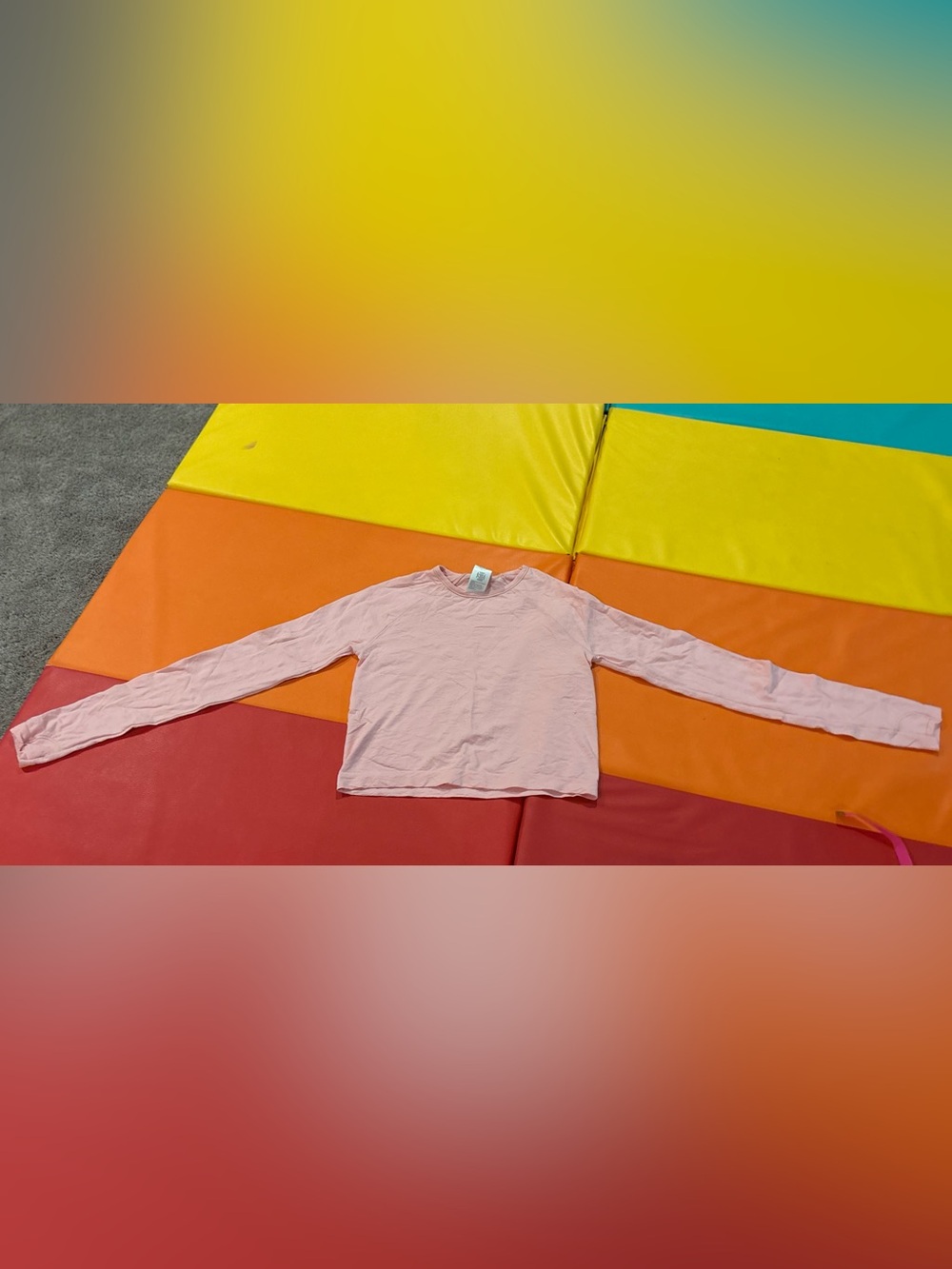 Athleta Kids Long Sleeve Tee - Pale Pink